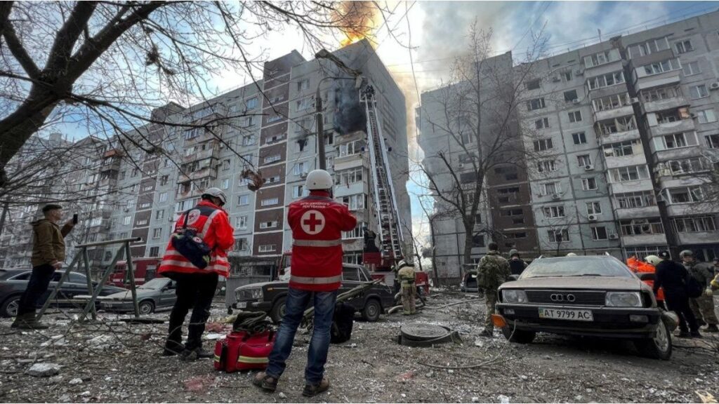 Rusia lanzó ola masiva de drones y misiles