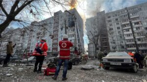 Rusia lanzó ola masiva de drones y misiles