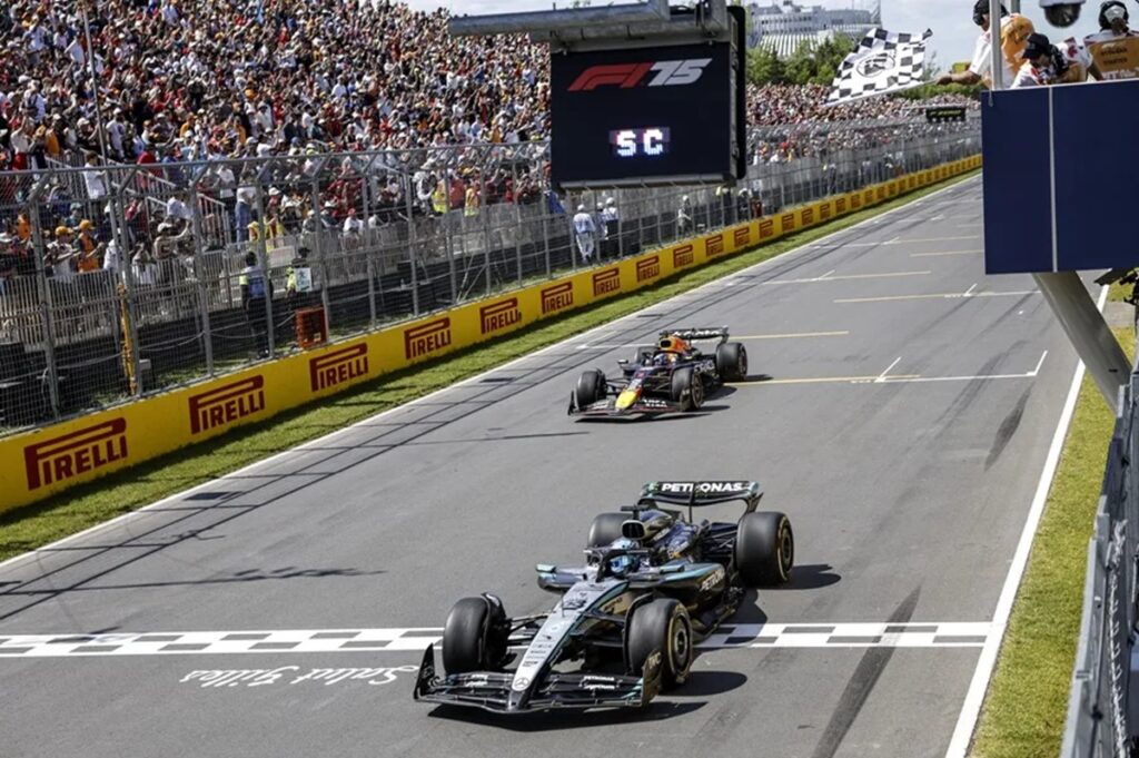 Russell ganó el GP de Canadá y Piastri es más líder por error de Norris