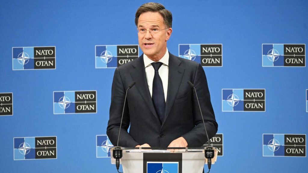 El secretario general de la OTAN, Mark Rutte