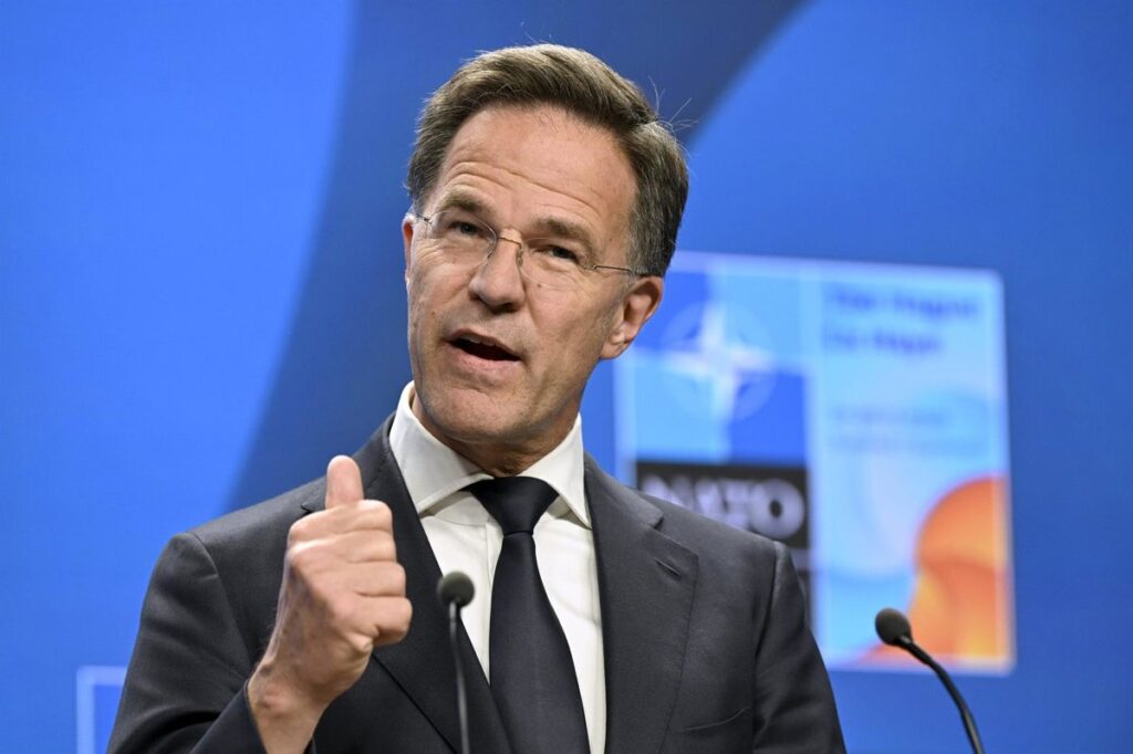 Rutte pide a los aliados europeos centrarse en disparar el gasto militar y dejar de preocuparse por EEUU