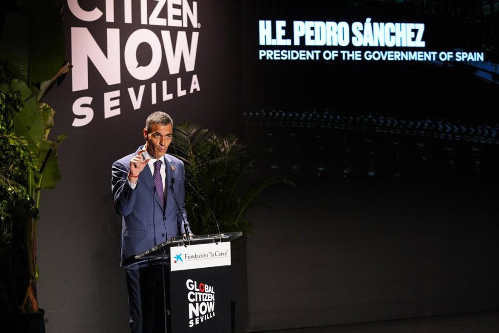 Sánchez alerta de que el desarrollo sostenible está en riesgo por recortes en financiación, pero evita señalar a Trump