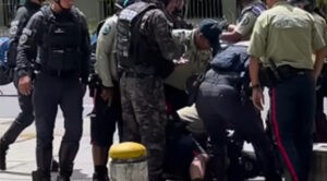 Se enfrentan oficiales de la Policía de Chacao y de la PNB