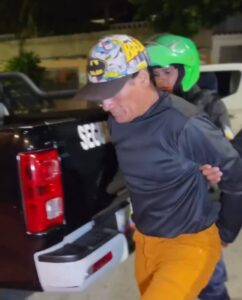 Se llevaron preso al motopiruetista Tazmania