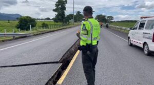 Sismo rompió la vía Villavicencio-Yopal