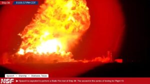 La ‘Starship’ de SpaceX explota en tierra y forma una bola de fuego gigante