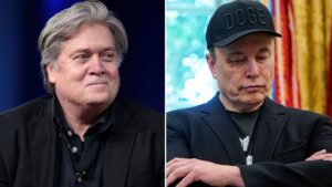 Steve Bannon le pidió a Donald Trump que deporte a Elon Musk y tome el control de SpaceX