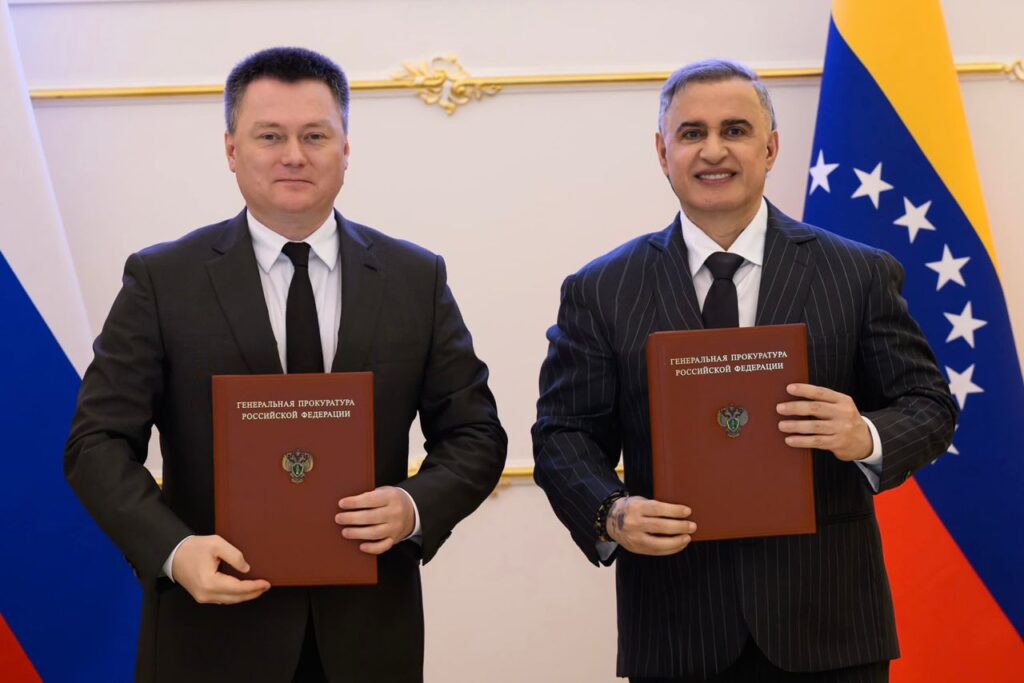 Tarek William Saab firmó en Moscú acuerdo de trabajo con el Fiscal General de Rusia: participará en foro de San Petersburgo - AlbertoNews