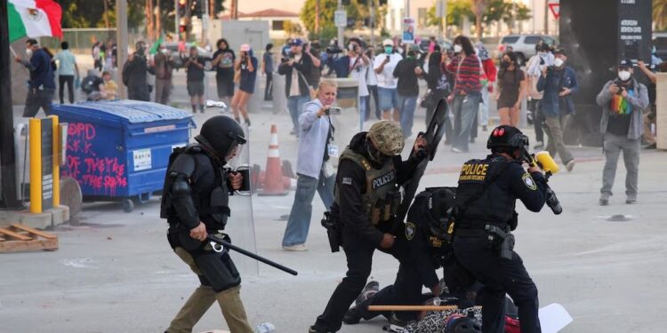 represión de Trump en California