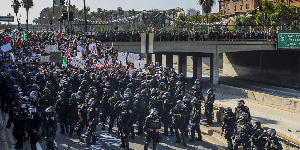 Trump militariza Los Ángeles sin permiso de California y desata una crisis institucional