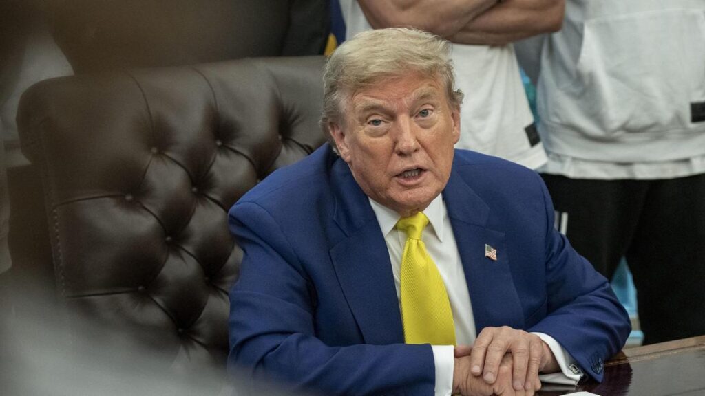 El presidente de Estados Unidos, Donald Trump