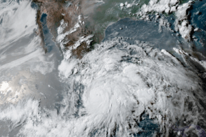 Huracan Erick - Imagen satelital