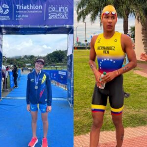 Venezuela aseguró dos cupos en el Mundial de Triatlón Australia 2025