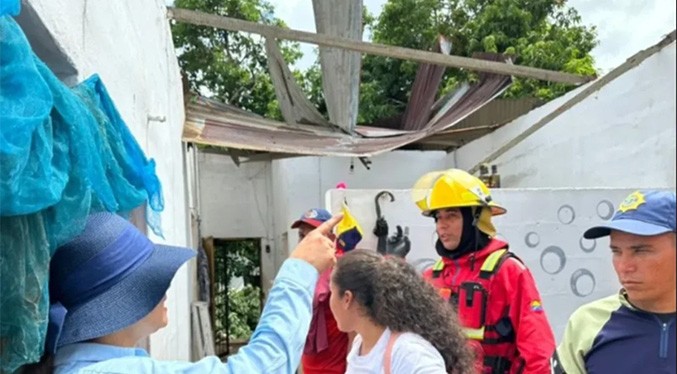 Vientos huracanados causan daños en más de 50 viviendas de Monagas