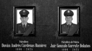así eran Jair y Duván, los patrulleros asesinados en la reciente oleada violenta