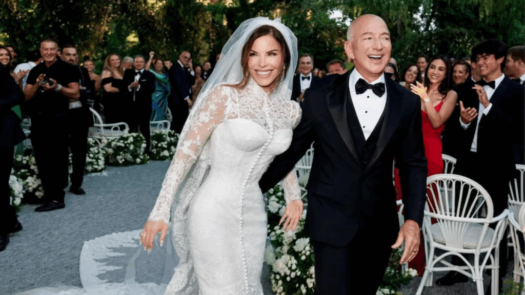 el espectacular vestido de la novia