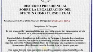 hackearon al presidente Santiago Peña y difundieron un falso comunicado sobre la criptomoneda