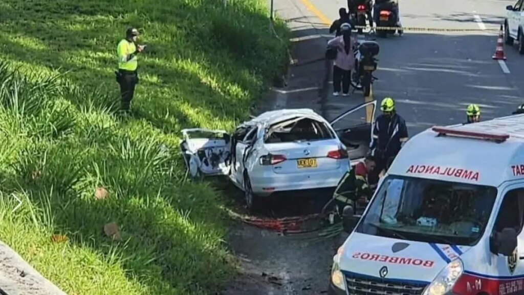 tres muertos dejó accidente de tránsito en Santa Fe de Antioquia