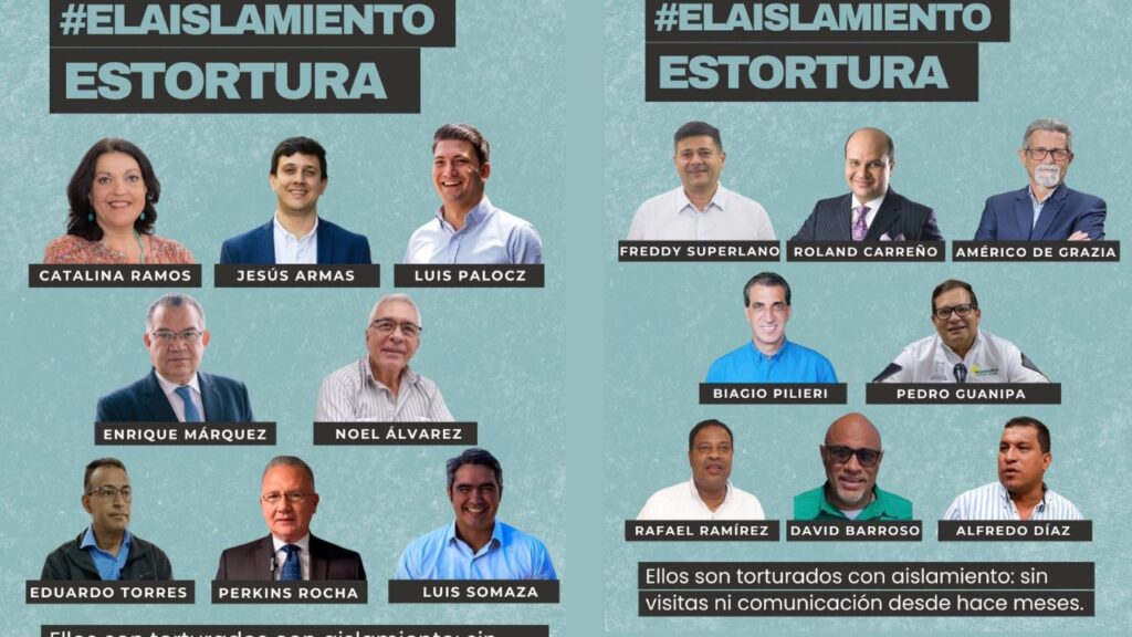 presos políticos aislados