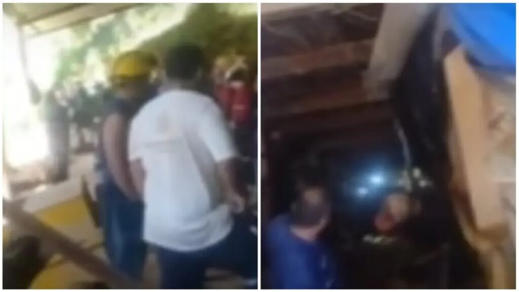 18 trabajadores quedaron atrapados en un socavón en el noroeste antioqueño