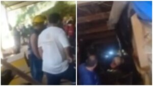 18 trabajadores quedaron atrapados en un socavón en el noroeste antioqueño