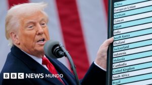 5 gráficos que muestran el impacto de los aranceles de Trump en la economía de EE.UU.