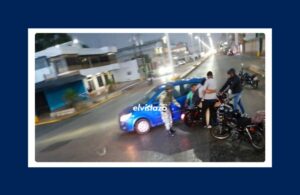 Accidente de tránsito frente a la antigua sede UGMA deja una motorizada lesionada