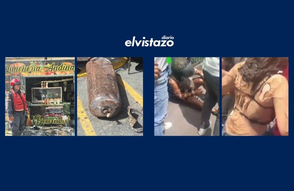 Al menos 25 lesionados por explosión de bombona de gas en una lunchería de Catia