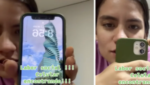 Aplauden honestidad de mujer en Bogotá que se encontró un iPhone y busca a su dueño