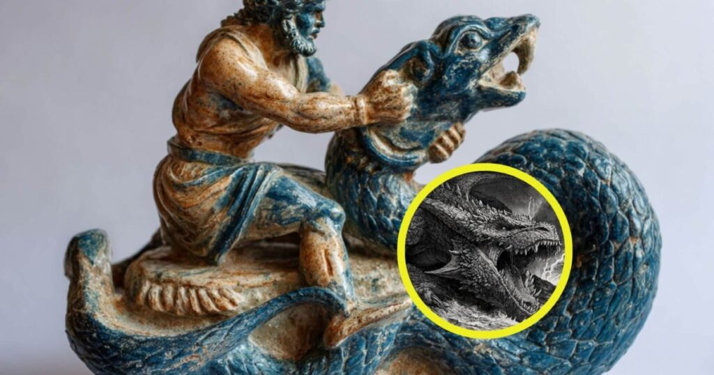 Así eran los dragones y serpientes gigantes que poblaron los relatos míticos de Grecia y Roma