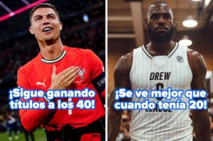 Atletas veteranos Cristiano Ronaldo LeBron James 40 años