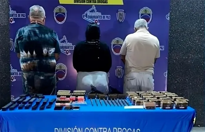 Atraparon a tres sujetos con 2.277 municiones