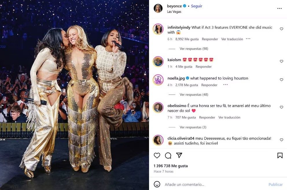 Beyoncé reunió a Destiny’s Child en el cierre de su gira «Cowboy Carter»