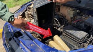 Capturado con más 8 kilogramos de droga en Bolívar