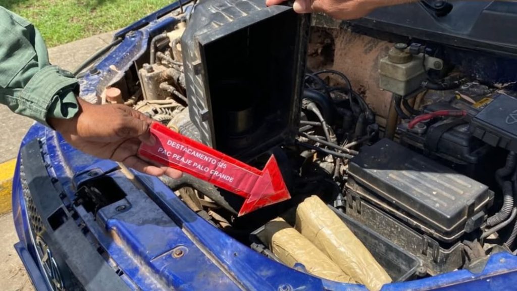 Capturado con más 8 kilogramos de droga en Bolívar
