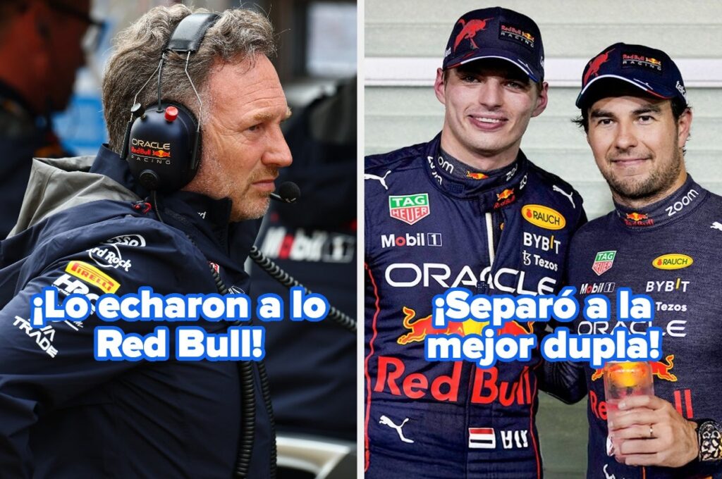 Christian Horner Red Bull Racing Checo Pérez
