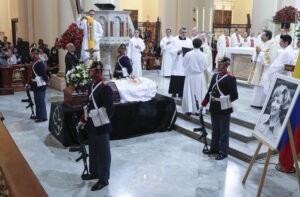 Colombia despidió con honores a la ex primera dama Nydia Quintero en el Capitolio Nacional