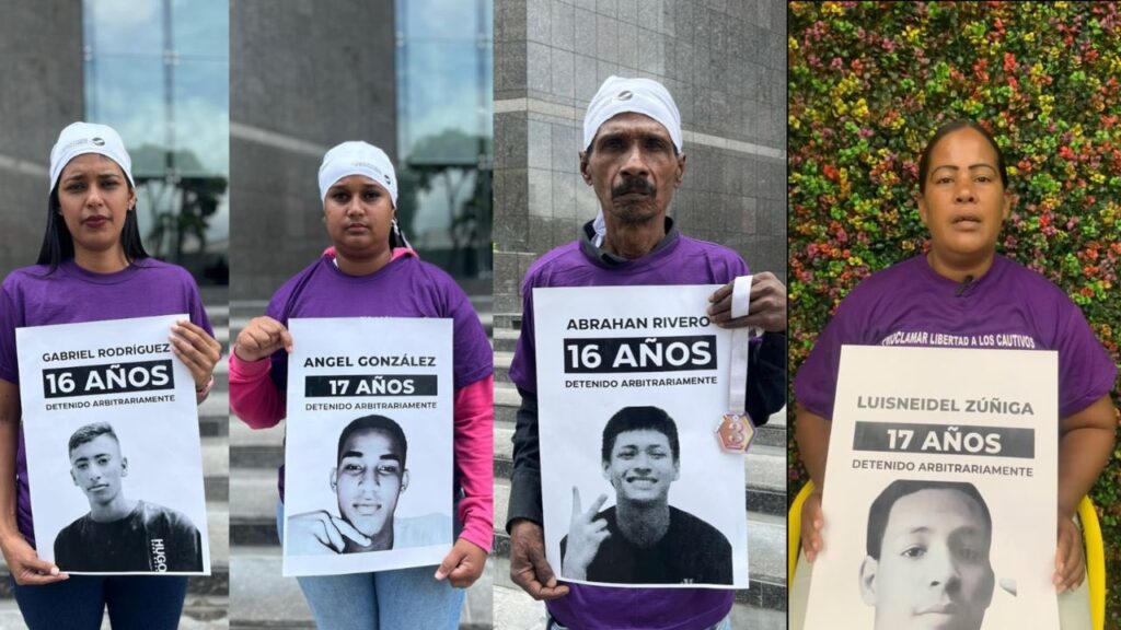 Comando ConVzla se unió a protesta digital por la prisión arbitraria que sufren cuatro adolescentes