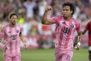 Con doblete de Telasco Segovia y Messi, el Inter Miami goleó 1-5 a Red Bulls
