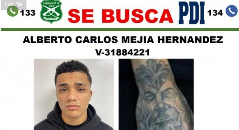 Confirman que sicario venezolano liberado por error en Chile ya escapó del país