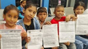 Culmina jornada nacional de cedulación infantil “Pequeñas Huellas”