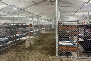 Denuncian que hay 750 migrantes en jaulas en el 'Alligator Alcatraz' de Florida