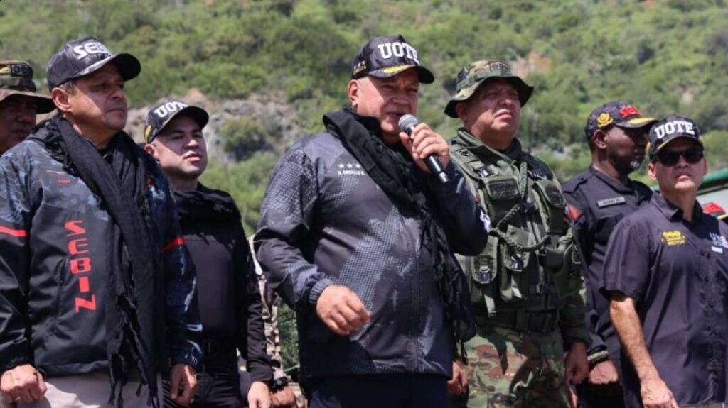 Diosdado Cabello dijo que han incautado más de 40 toneladas de droga en lo que va del año