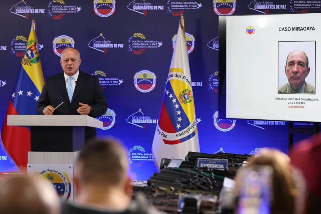 Diosdado Cabello reveló identidad del académico detenido por supuesta trama con el FBI