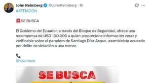 Ecuador ofrece 100.000 dólares por un excorreísta acusado de violación | elperiodico.com