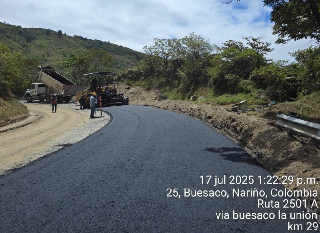 El gobierno Nacional adelanta trabajos de mejora en la vía Panamericana