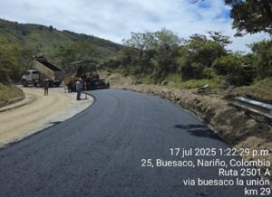 El gobierno Nacional adelanta trabajos de mejora en la vía Panamericana