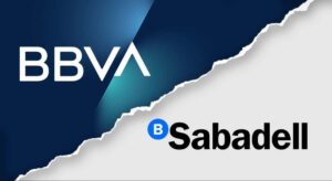 El mercado lleva la oferta del BBVA a su mayor brecha histórica frente al valor de Sabadell