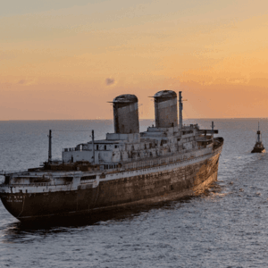 El trabajo de este hombre es hundir barcos, ahora enfrenta su mayor desafío: salvar el océano