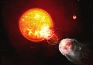Este es el primer planeta autodestructivo: se desintegra con cada órbita